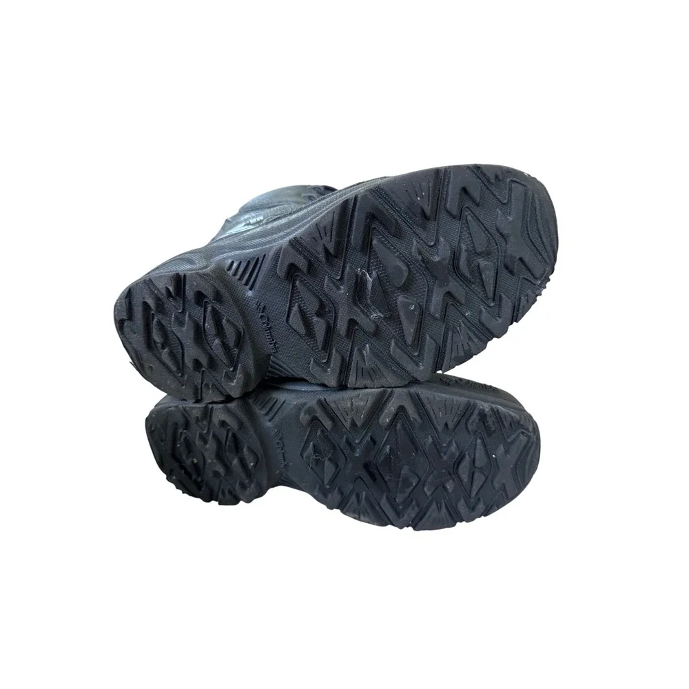 Columbia Bugaboot Plus IV Omni-Heat Waterproof Snow Boots Black Blue Youth‎ 6